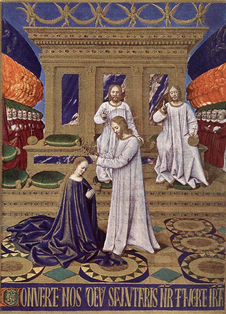 The Coronation Of The Virgin Jean Fouquet Wikiart Org Encyclopedia Of Visual Arts