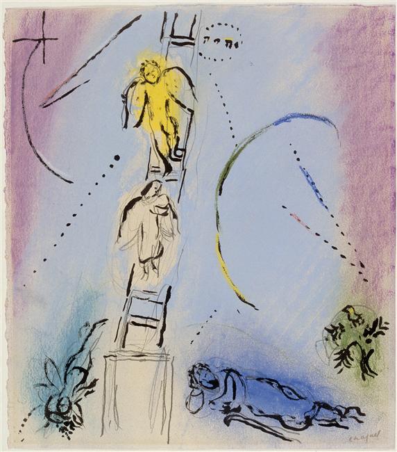 Jacob's Dream by Marc Chagall
