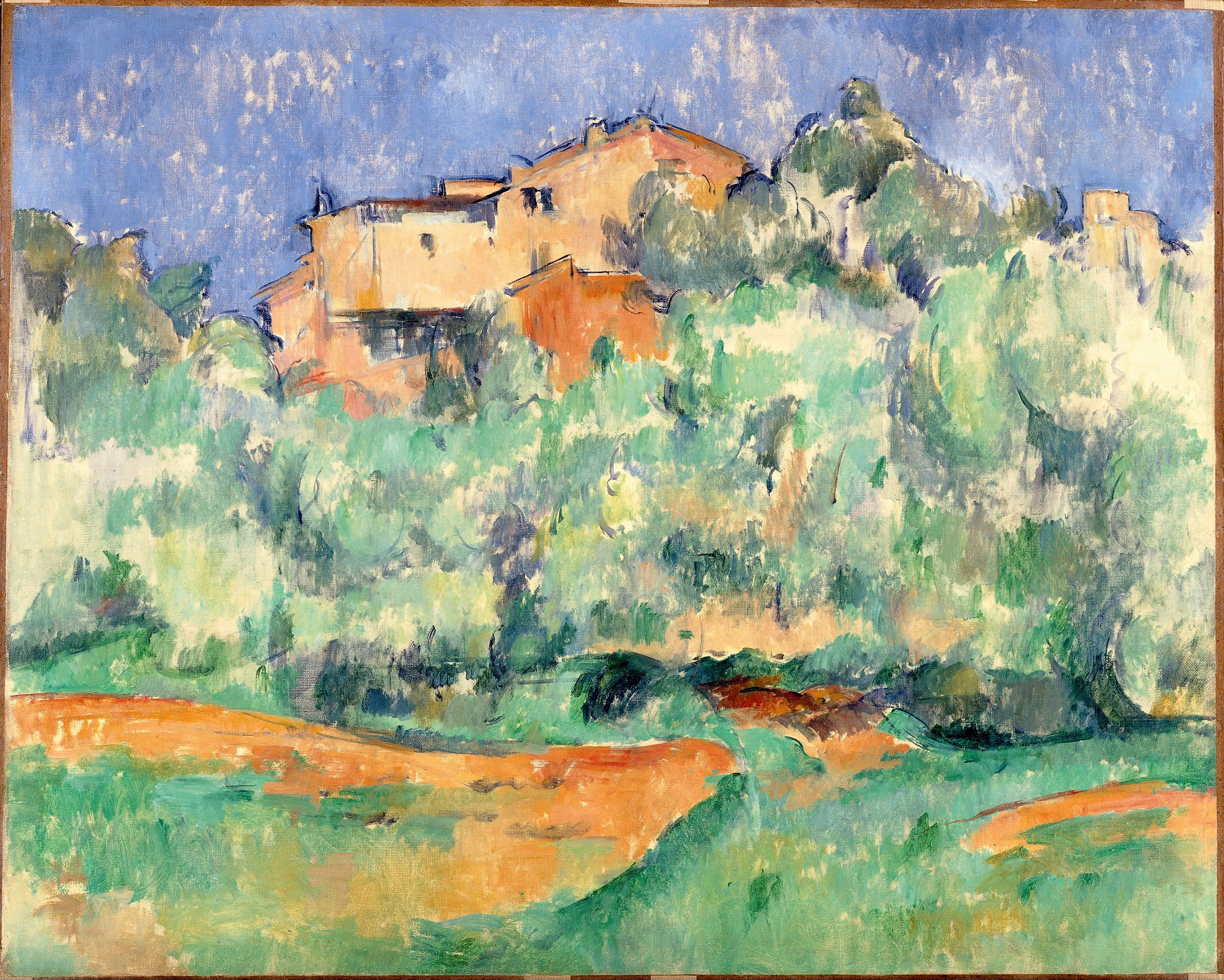 View of Gardanne - Paul Cezanne - WikiArt.org 