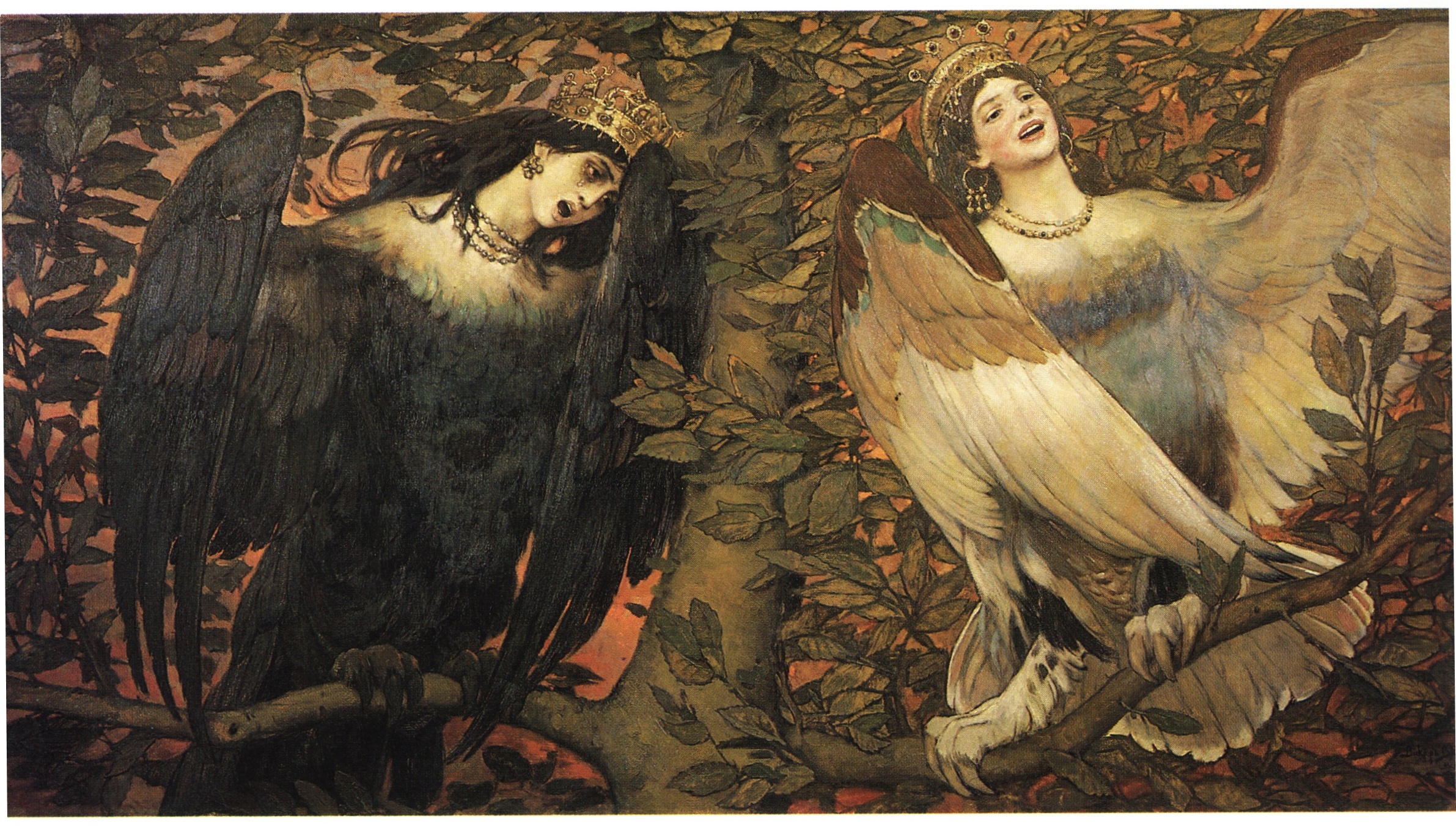 http://uploads2.wikiart.org/images/viktor-vasnetsov/sirin-and-alkonost-the-birds-of-joy-and-sorrow-1896.jpg