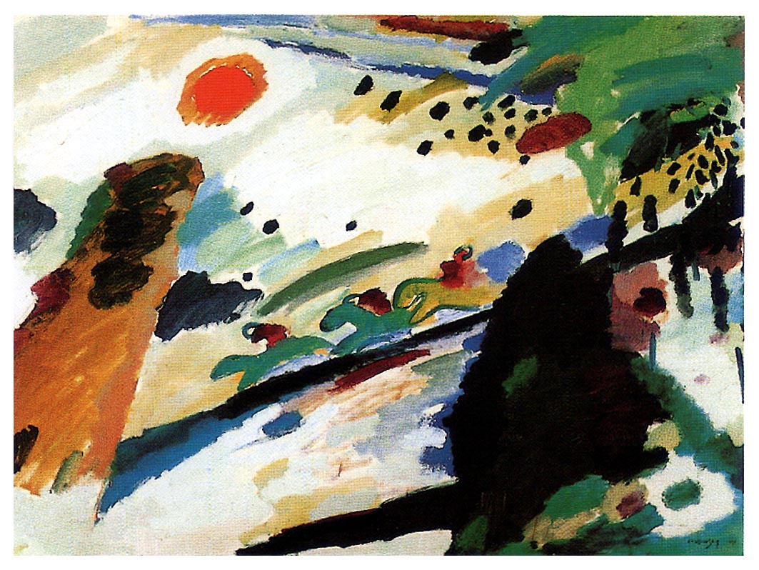 Download Landscape Wassily Kandinsky Artwork PNG