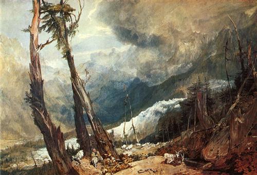 Victorian Paintings Glacier-and-source-of-the-arveron-going-up-to-the-mer-de-glace.jpg!Blog