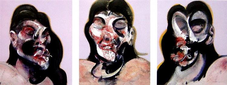 Three Studies for Portrait of Henrietta Moraes, 1969 - Francis Bacon