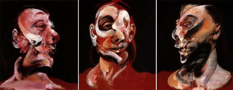 Three Studies of Muriel Belcher, 1966 - Francis Bacon