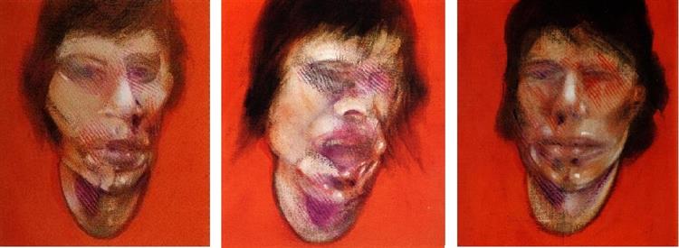 Three Studies for a Portrait of Mick Jagger, 1982 - Френсіс Бекон