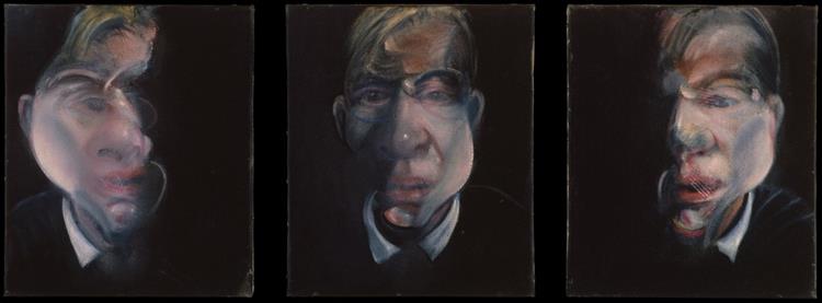 Three Studies for a Self-Portrait, 1979 - 1980 - 法蘭西斯‧培根