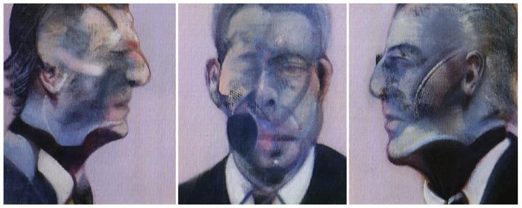 Three Studies for a Portrait, 1977 - 法蘭西斯‧培根