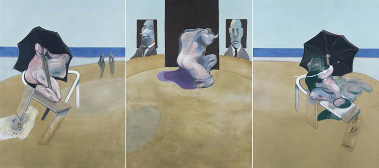 Triptych May-June 1974, 1974 - 1977 - 法蘭西斯‧培根