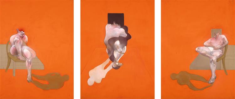 Триптих, левая панель, 1984 - Френсис Бэкон