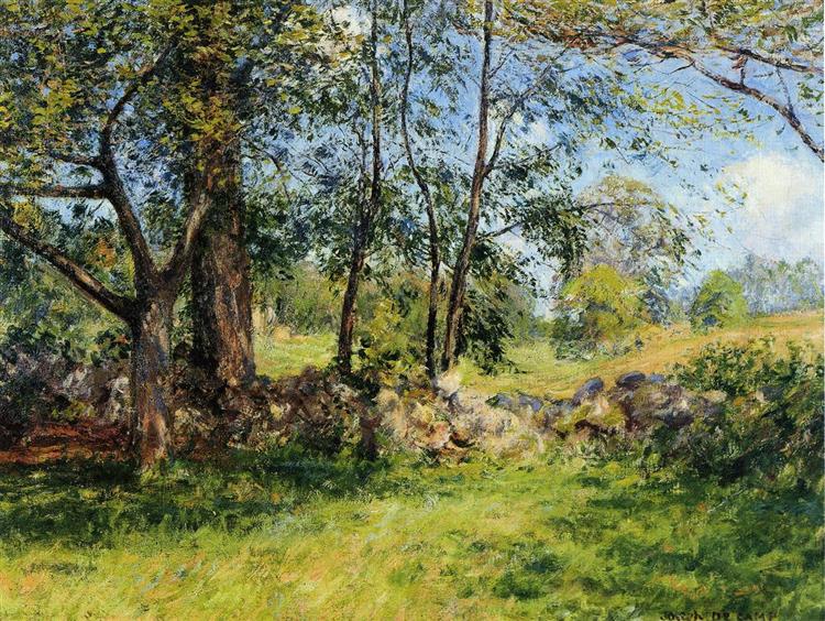 Summer Landscape (Summertime), c.1893 - c.1897 - Джозеф Родефер Де Камп