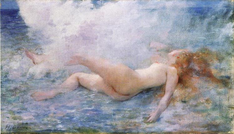 Tossed by a Wave, 1907 - Henri Gervex