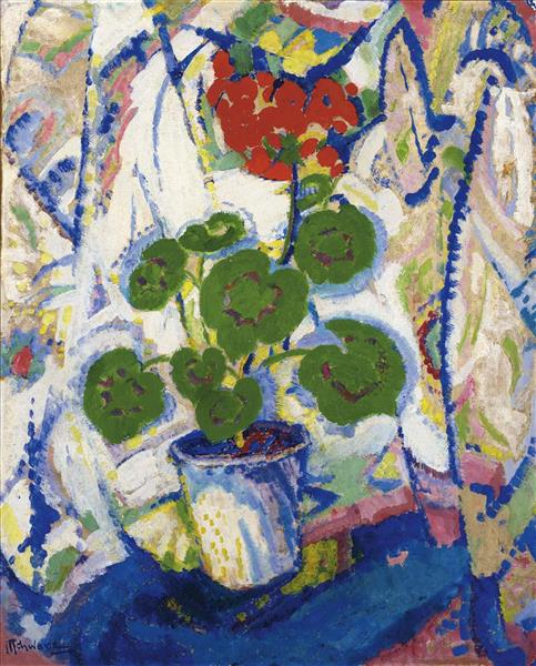 Still Life with Flowers, 1916 - Самуэль Лейзер Шварц