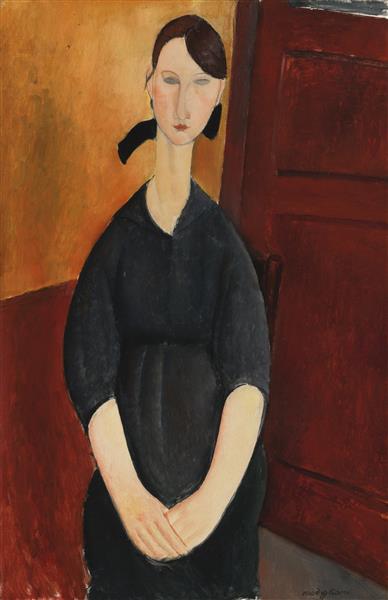 Paulette Jourdain, c.1919 - Амедео Модильяни
