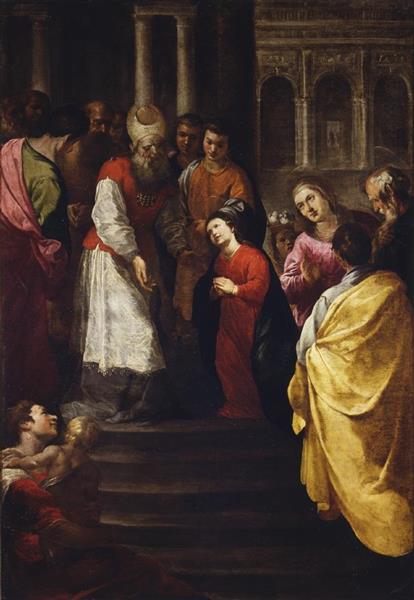 Presentation Of The Virgin In The Temple, 1640 - Francisco de Herrera der Ältere