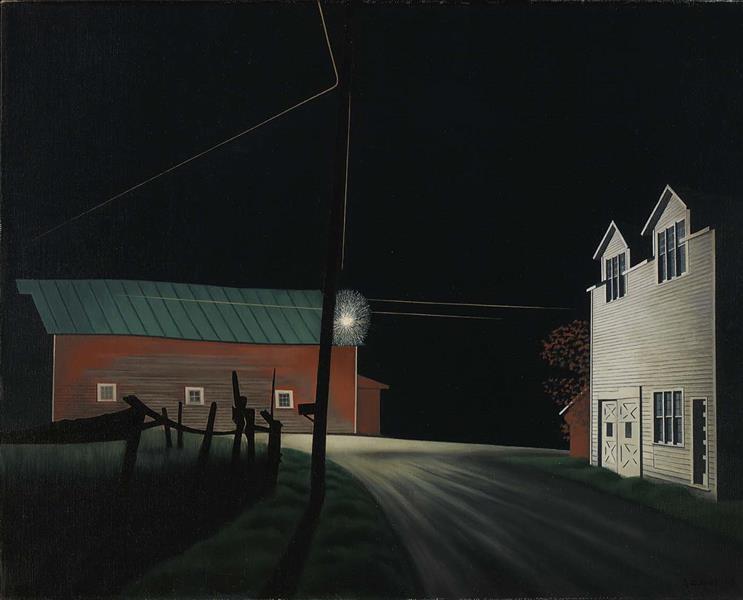 Bright Light at Russell's Corners, 1946 - George Ault