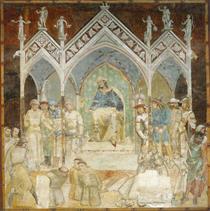 Martyrdom of the Franciscans - Амброджо Лоренцетті