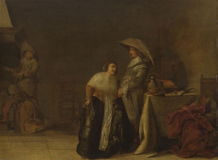 A Lady and a Cavalier - Pieter Codde