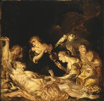 Venus Mourning over Adonis - Pieter Codde
