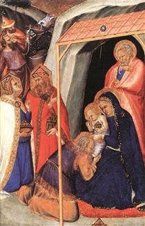 Adoration of the Magi - Пьетро Лоренцетти