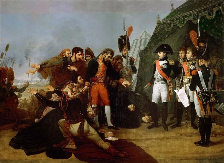 Napoleon Accepts the Surrender of Madrid, 4 December 1808, 1810 - Антуан-Жан Гро