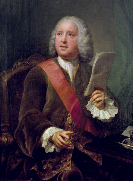 Portrait of Charles Hanbury Williams, 1750 - 安东·拉斐尔·门斯