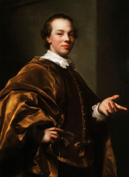 Portrait of John Viscount Garlies, Later 7th Earl of Galloway, as Master of Garlies, 1758 - 安东·拉斐尔·门斯