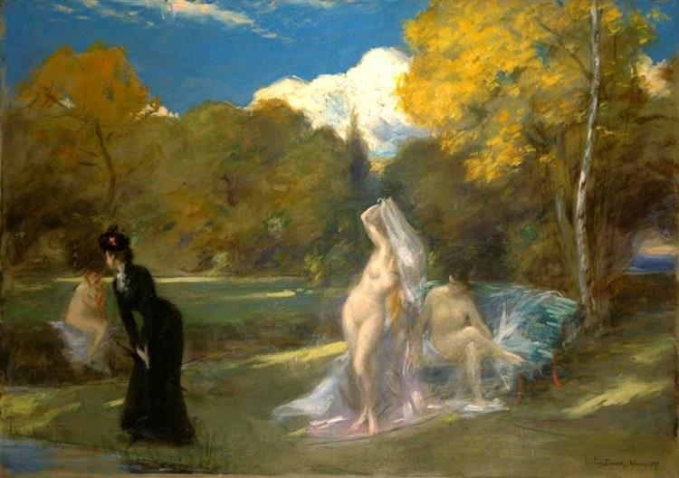 After the Swim, 1899 - Émile Auguste Carolus-Duran