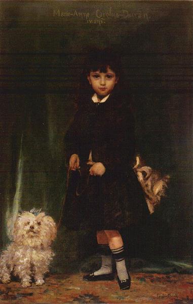 The Artist's Daughter, Marie Anne, 1874 - Каролюс-Дюран