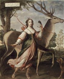 Portrait of Marie De Rohan, Duchess of Chevreuse - Claude Deruet