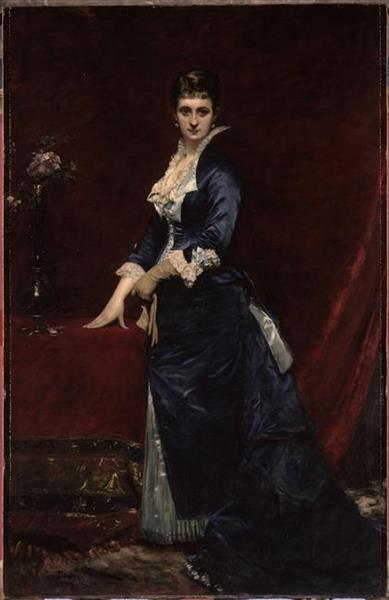 Portrait of Madame Georges Petit, 1879 - Каролюс-Дюран