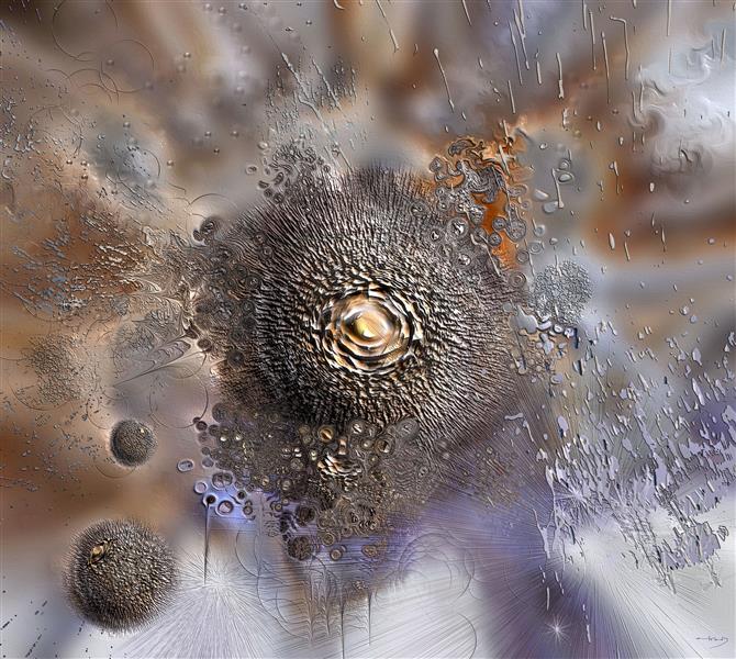 Perception and quantum parallelism of a sea hedgehog, 2015 - Carlos Fernández Chicote
