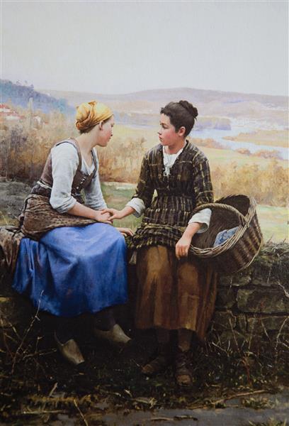 The First Grief, 1892 - Daniel Ridgway Knight