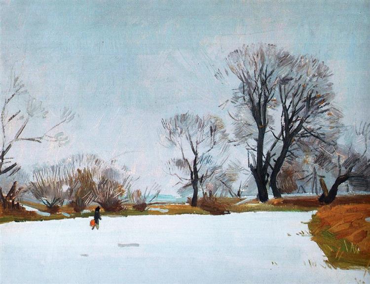 Замерзле озеро, 1975 - Сергій Григор'єв