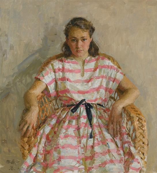 Portrait of the Artist's Daughter - Tetjana Jablonska