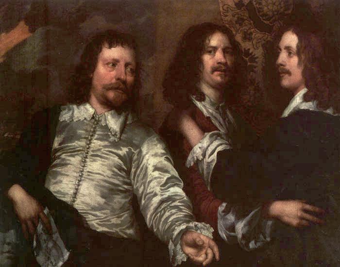 The Painter with Charles Cottrell and Balthasar Gerbier - William Dobson