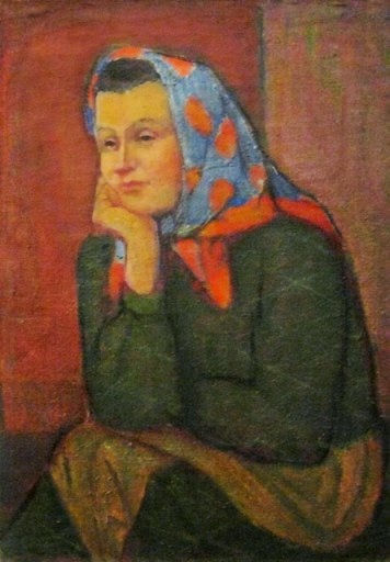 Female Portrait, 1960 - Маргарита Ивановна Сельская-Райх