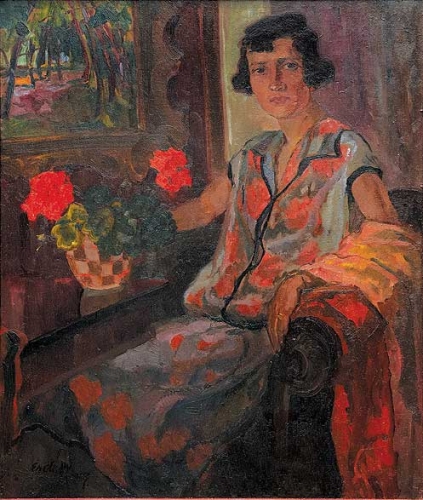 Portrait of An Unknown, 1927 - Adalbert Erdeli