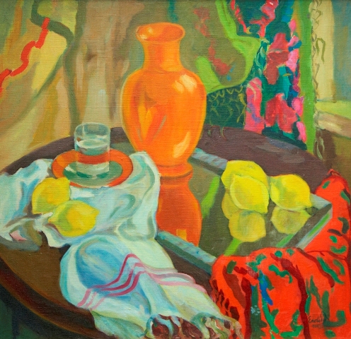 Still Life with Lemons, 1955 - Adalbert Erdeli