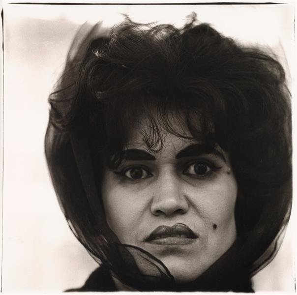Puerto Rican Woman with a Beauty Mark, 1969 - Diane Arbus