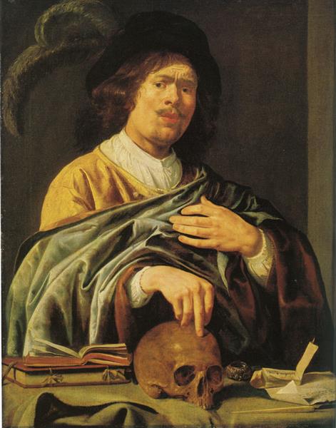 Self-portrait, 1640 - Ян Мінзе Моленар