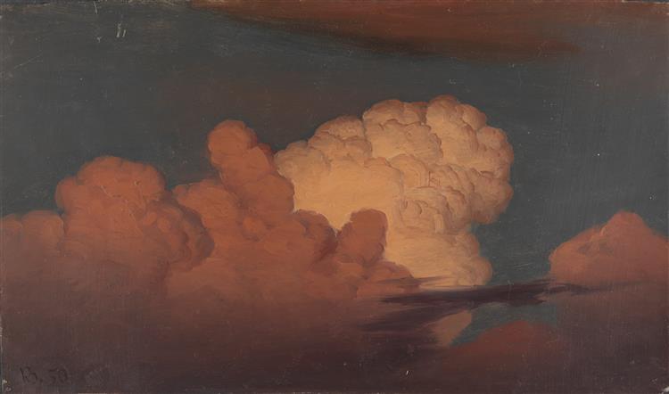 Cloud Study, 1850 - Кнут Андреессен Бааде
