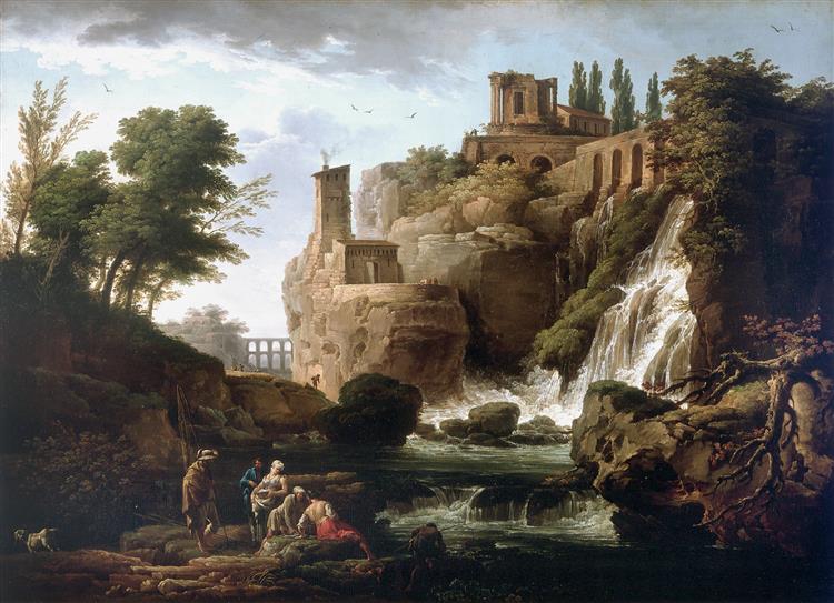 Tivoli Landscapes (1748) by Joseph Vernet, 1748 - Claude Joseph Vernet