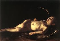Sleeping Cupid - Michelangelo Merisi da Caravaggio