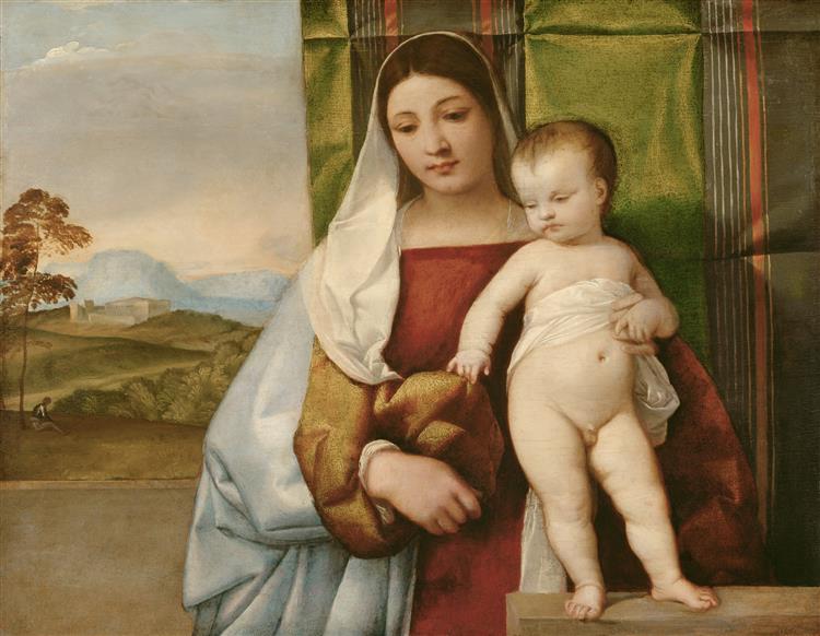 The Gipsy Madonna, 1510 - 1511 - Ticiano Vecellio