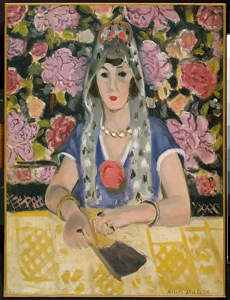 Spanish Woman Harmony in Blue, 1923 - Henri Matisse