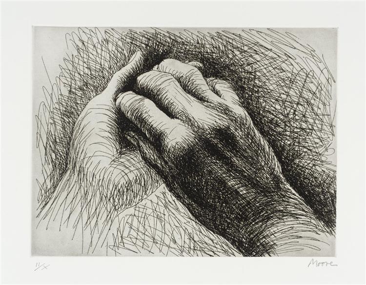 The Artist's Hand II, 1979 - Генри Мур