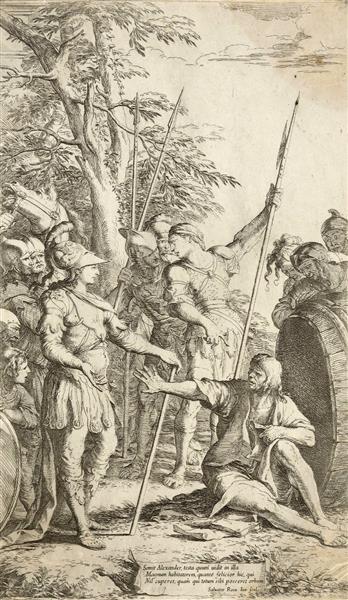 Diogenes and Alexander, 1662 - Salvator Rosa