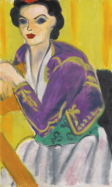 Фіолетове болеро, 1937 - Анрі Матісс
