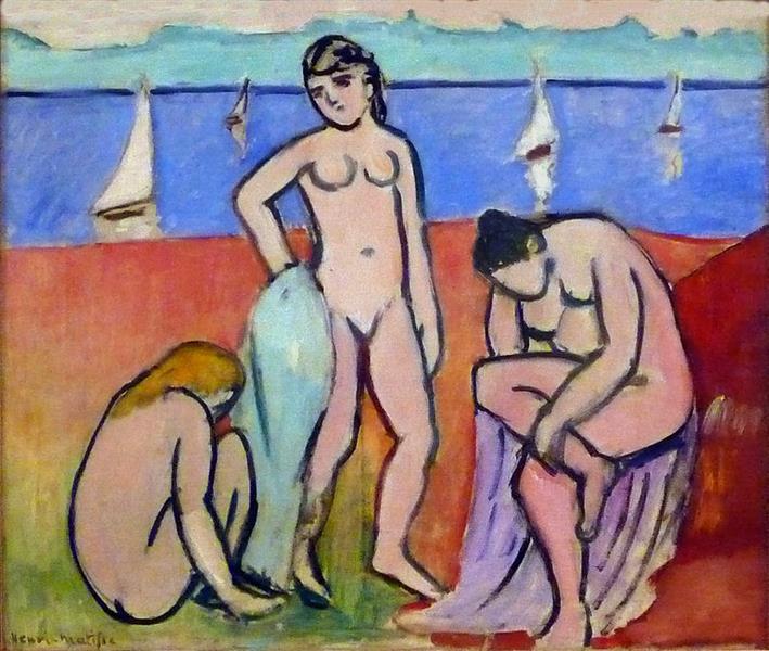 Три купальниці, 1907 - Анрі Матісс