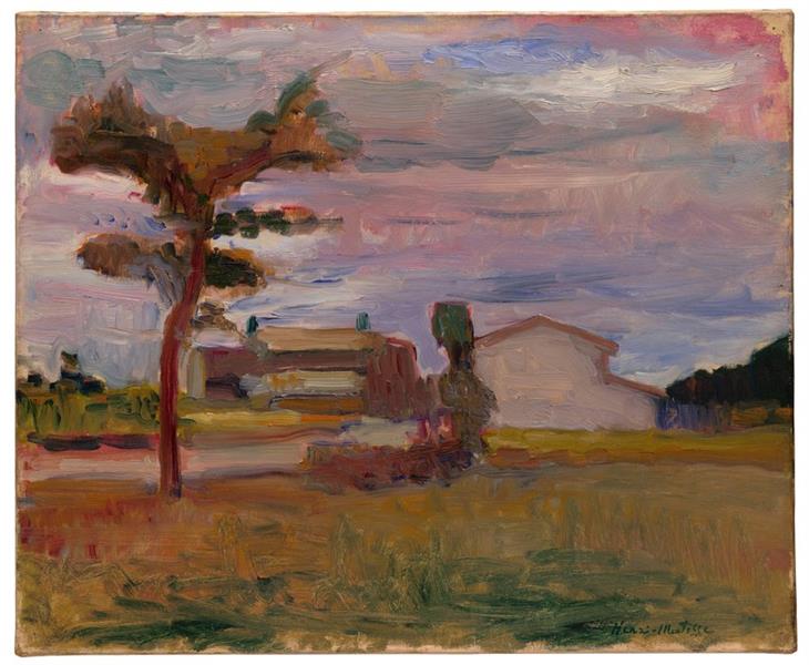 Corsican Landscape, 1898 - Анри Матисс